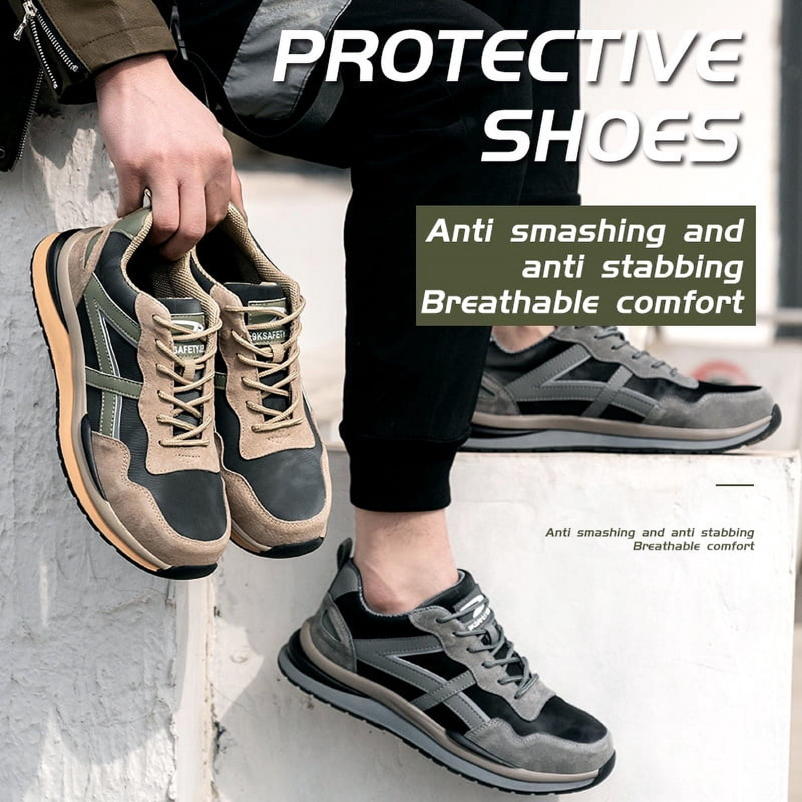 Nanbaiwang four season Kevlar sole anti smashing and anti stabbing work ...