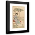 thumbnail image 1 of Nanbara Sakujirō 11x18 Black Modern Framed Museum Art Print Titled - Shubi Gakan, Pl.21 (1889), 1 of 5