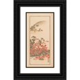 thumbnail image 1 of Nanbara Sakujirō 14x24 Black Ornate Framed Double Matted Museum Art Print Titled: Shubi Gakan, Pl.12 (1889), 1 of 5