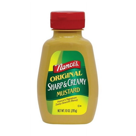 Nance's, Mustard Sharp & Creamy, 10-Ounce (12 Pack)