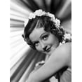 thumbnail image 1 of Nancy Carroll Portrait in Classic with Flower Headband Photo Print (24 x 30), 1 of 1