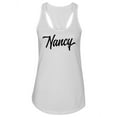 thumbnail image 1 of Nancy Cursive  Tank Women -Image by Shutterstock, Female Medium, 1 of 4