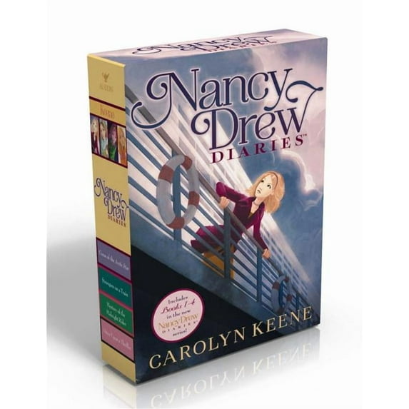Nancy Drew Diaries: Nancy Drew Diaries (Boxed Set) : Curse of the Arctic Star; Strangers on a Train; Mystery of the Midnight Rider; Once Upon a Thriller (Paperback)