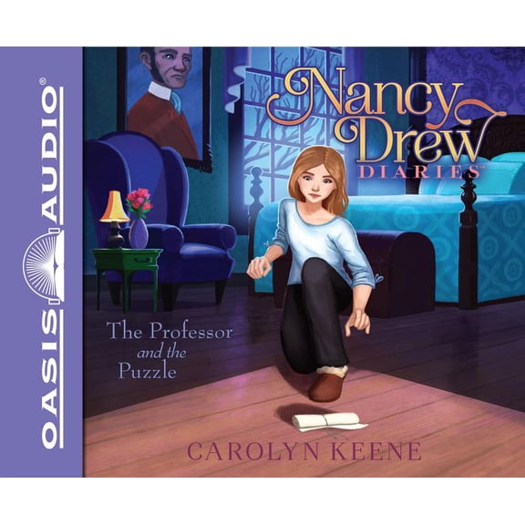 Nancy Drew Diaries: The Professor and the Puzzle (Library Edition) (Series #15) (CD-Audio)
