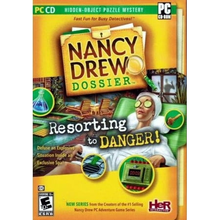 Nancy Drew: Resorting to Danger PC Game (Alternate Endings + Bonus Rounds + Fun Puzzles + Arcade Mode + More)