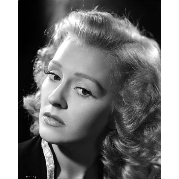 Nancy Kelly on Curl hair and posed Photo Print (24 x 30)
