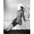 thumbnail image 1 of Nancy Kelly on a Checkered Dress sitting Photo Print (8 x 10), 1 of 1