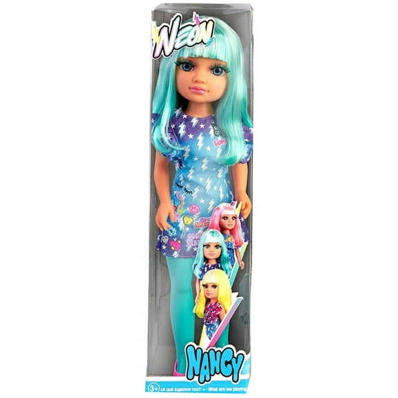 Neon Nancy Doll [Blue Hair]
