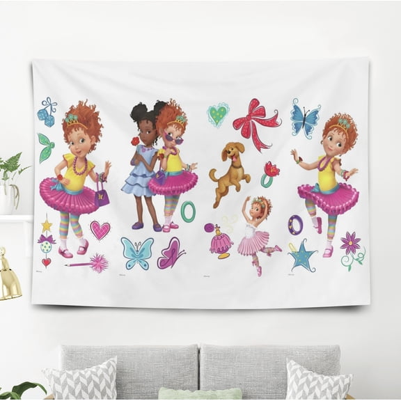 Nancy Pattern Wall Hanging 50*60 Inches High-Quality Peach Skin Velvet Material Classic And Charming