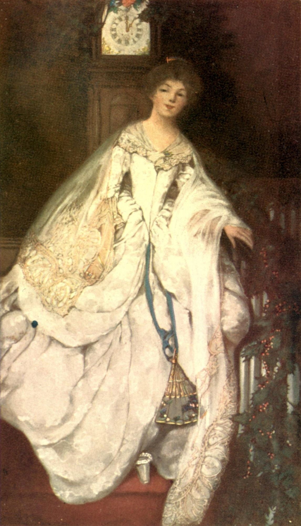 Nancys Country Christmas 1904 Nancy Canvas Art - Anna Whelan Betts (18 x 24)