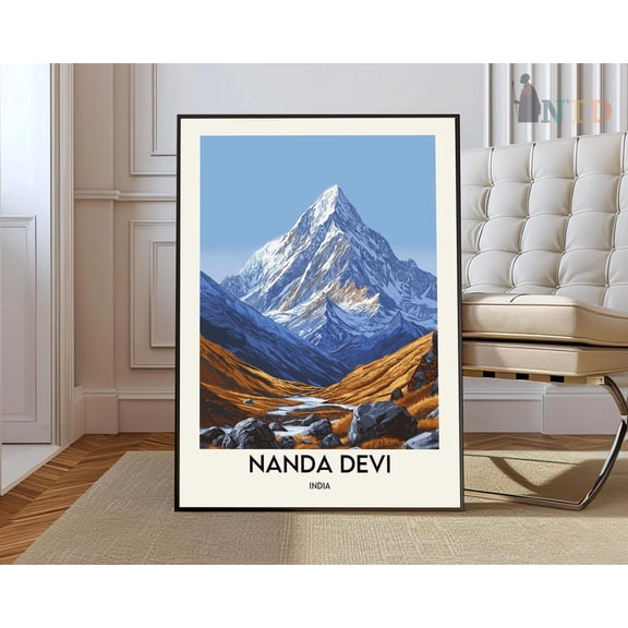 Nanda Devi Himalayas Poster Unframed Paper Print