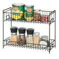 thumbnail image 1 of Nandae Black Metal 2-Tier Spice Rack for Jars and Bottles, 1 of 7