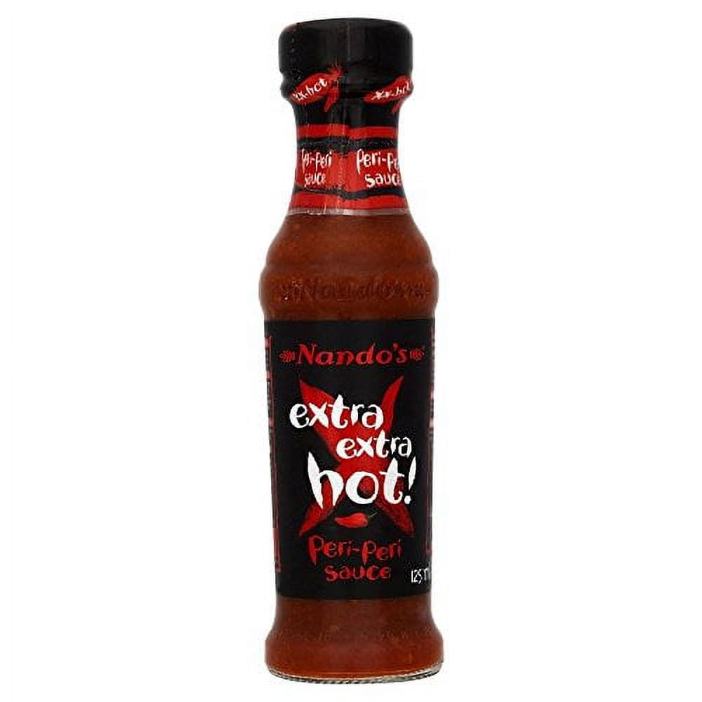 Nando's Extra Extra Hot Peri Peri Sauce (125ml) Pack of 6