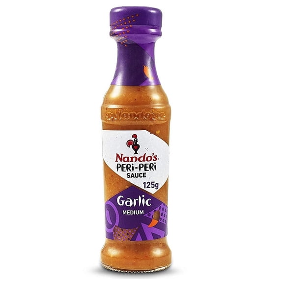 Nando's Garlic Peri-Peri Sauce - 125ml (Pack of 4)
