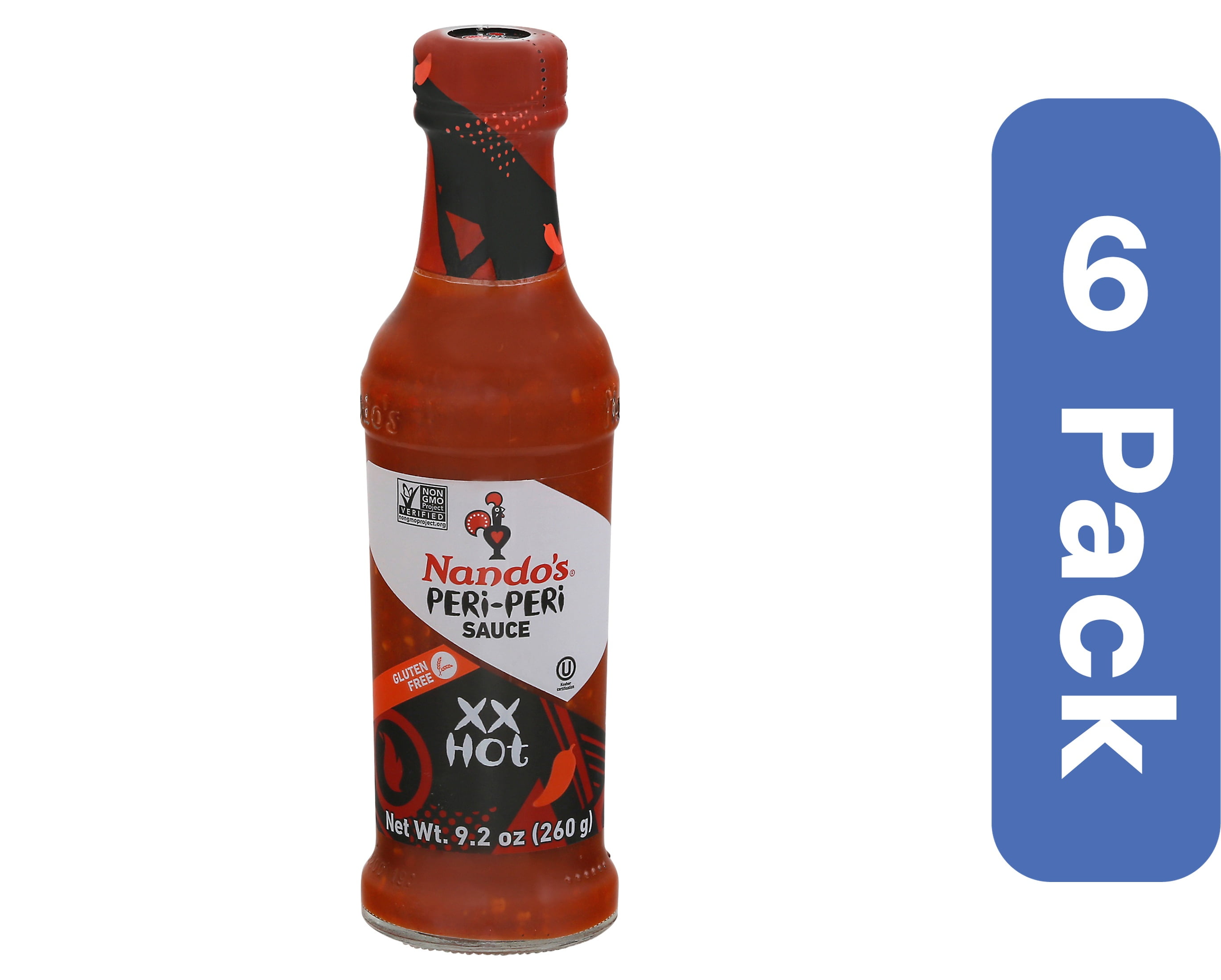 Nando's Hot Xtra Hot Peri Peri Sauce 9.2 oz (Pack Of 6) - Walmart.com