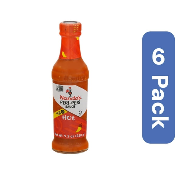 Nando's Peri Peri Hot Sauce 9.2 oz (Pack Of 6)