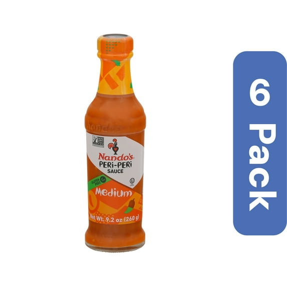 Nando's Peri-Peri Medium Sauce 9.2 oz (Pack Of 6)