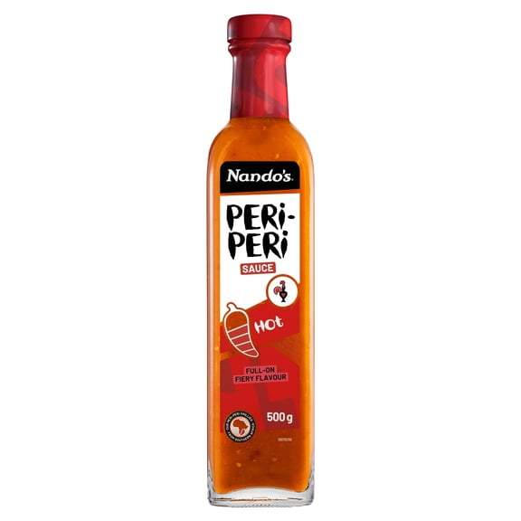 Nando's Peri Peri Sauce Hot 500G, Imported from Britain