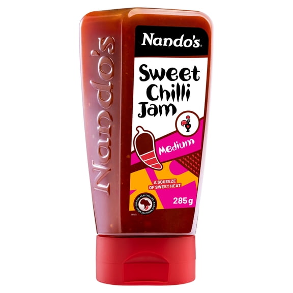 Nando's Sweet Chilli Jam Medium 285G, Imported from Britain