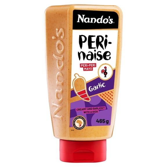 Nandos Perinaise Garlic Mayonnaise Medium 465G, Imported from Britain