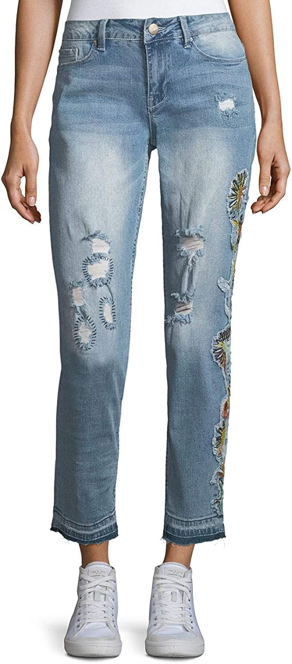 Nanette lepore embroidered jeans outlet
