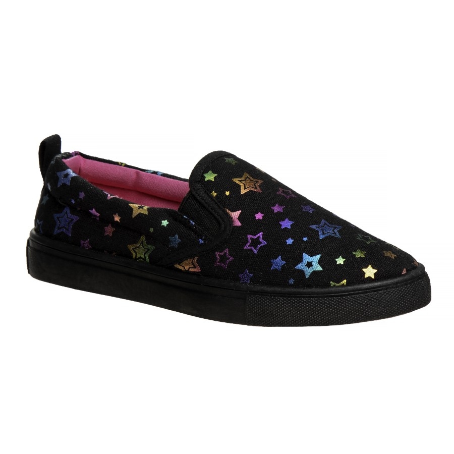 Nanette Lepore Girl Slip-on Canvas Shoes - Black, Size: 13 - image 1 of 5