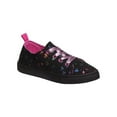 thumbnail image 1 of Nanette Lepore Little Kids Girls Canvas Sneakers, Black Multi, Size: 12, 1 of 7