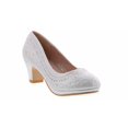 thumbnail image 1 of Nanette Lepore Silvia Youth Girls' Dress Heel | NL87916S-SILVER, 1 of 6