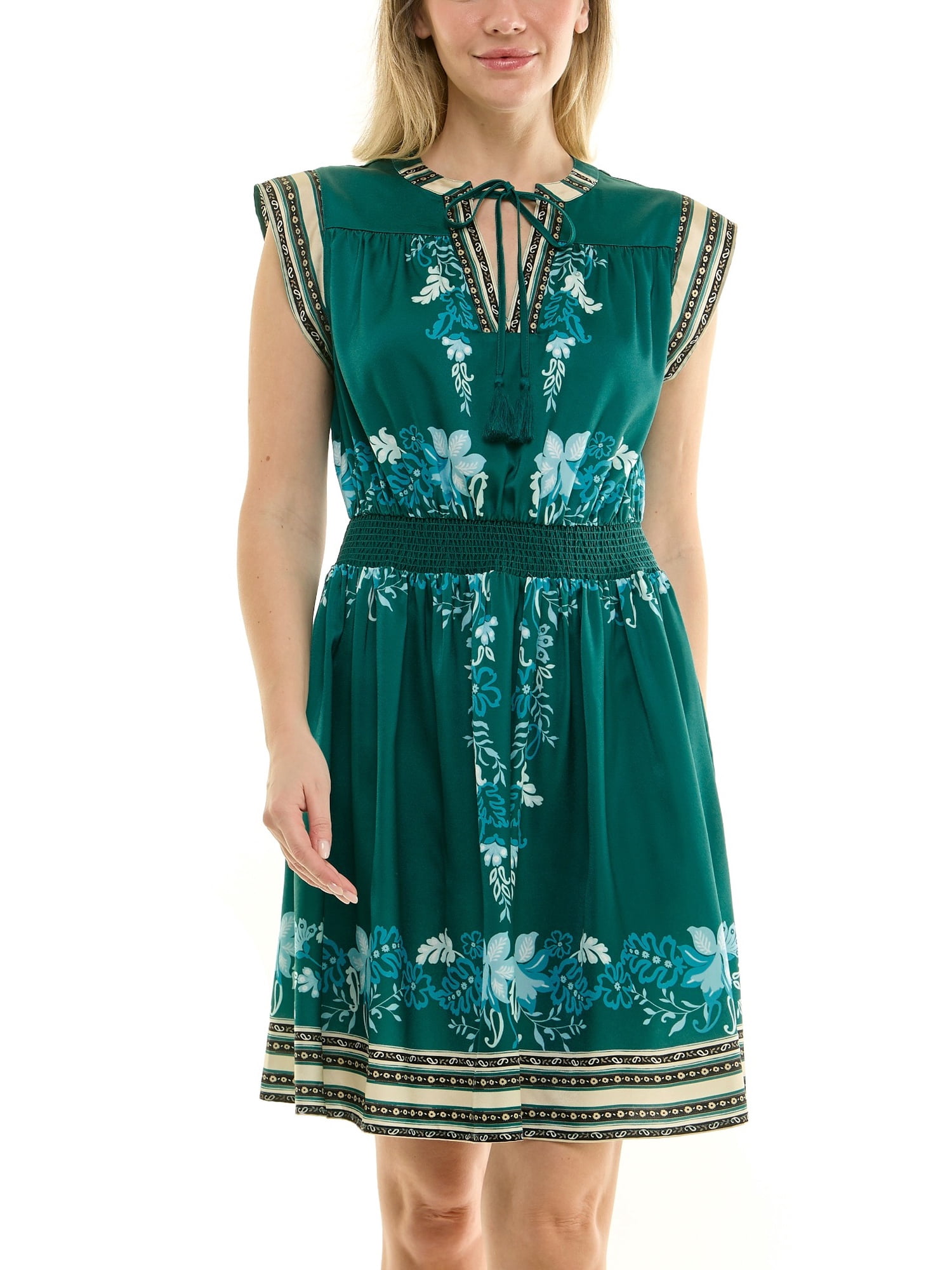 Nanette Lepore Sleeveless Mirror Print Mini Dress