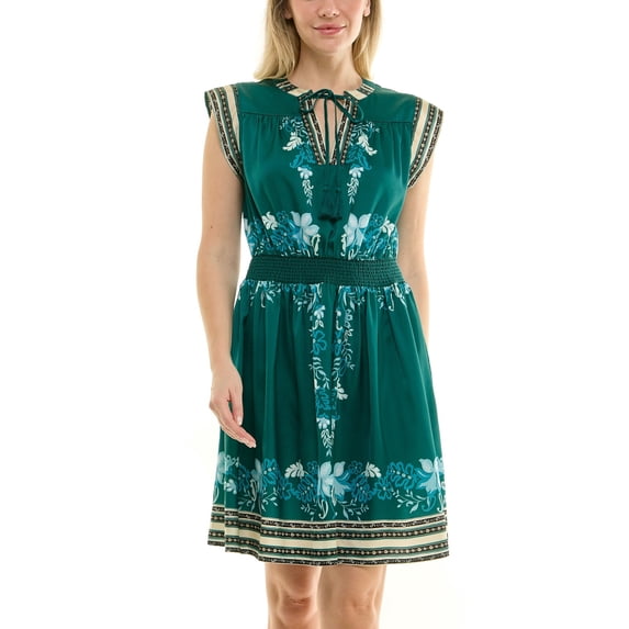 Nanette Lepore Sleeveless Mirror Print Mini Dress