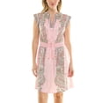thumbnail image 1 of Nanette Lepore Sleeveless Mirror Print Mini Dress, 1 of 7