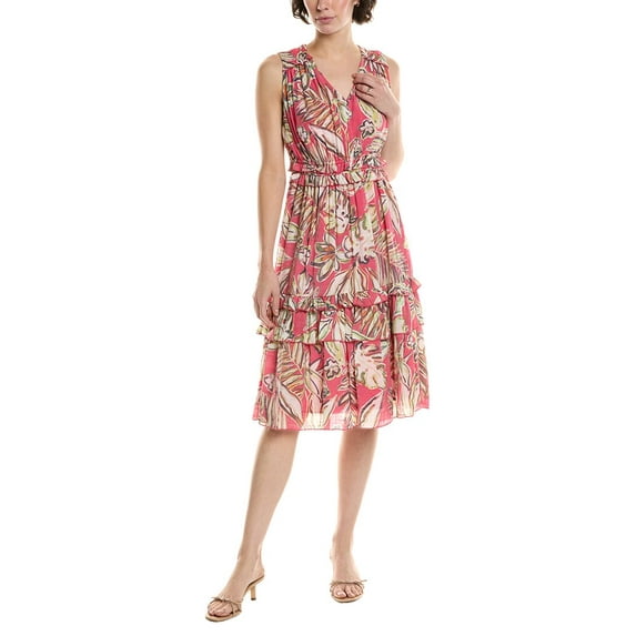 Nanette Lepore Women's Sleeveless Ruffle Midi Dress, Sizes 4-16