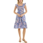 Nanette Lepore Smocked Midi Dress