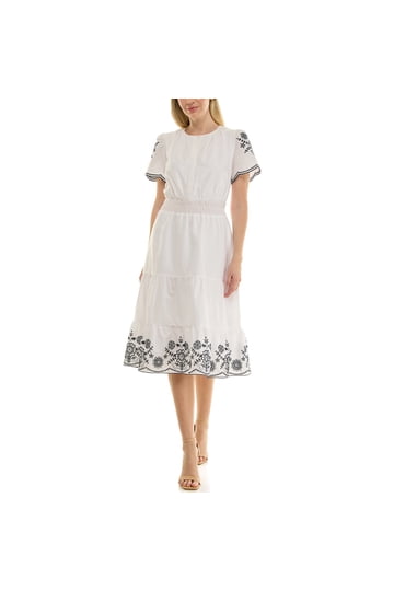 green emerald velvet dress NWT Nanette Lepore Off-White Tulle Embroided Dress  Sweet Pea & Teddy