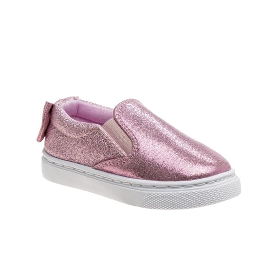 Nanette Lepore Toddler Girls Canvas Sneakers, Pink, Size: 8