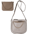 thumbnail image 1 of Nanette Lepore Women Crossbody Purse Faux Leather Handbag with Removable Pouch Oyster, 1 of 7
