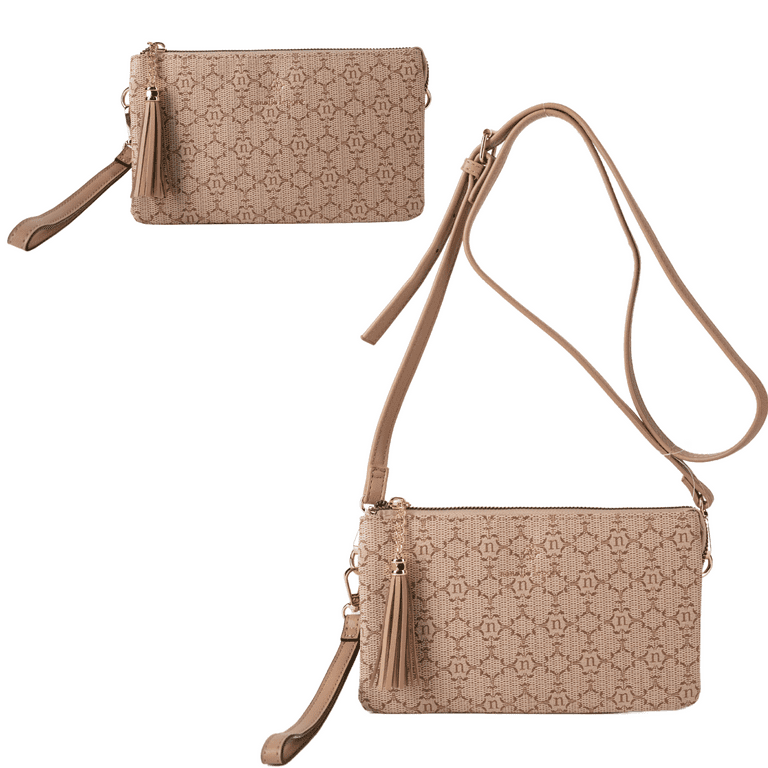 Nanette Lepore Matching Handbag Purse Set Mom And Her Mini Chocolate Logo  New