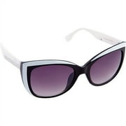 Nanette Lepore Womens NN106 Retro UV400 Protective Cat Eye Fashion Sunglasses, 53mm