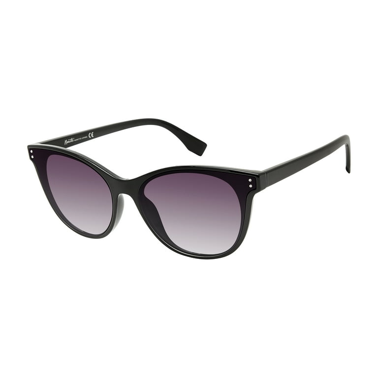 Nanette Lepore Womens Plastic Cat Eye Sunglasses Black Boscov s