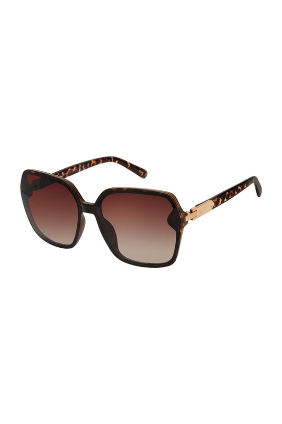 Women's NN346 Modern UV400 Protective Hexagonal Fashion Sunglasses, 61mm