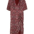 thumbnail image 1 of Nanette Lepore Womens Sensuous Shift Midi Dress, Red, 6, 1 of 1