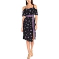 thumbnail image 1 of Nanette Lepore Womens Songbird Sheath Dress, Black, 2, 1 of 2