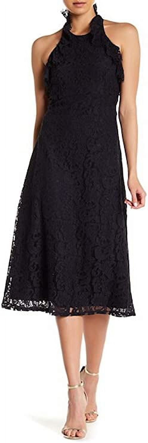 Nanette Nanette Lepore Lace Halter Midi Dress - Navy (10)