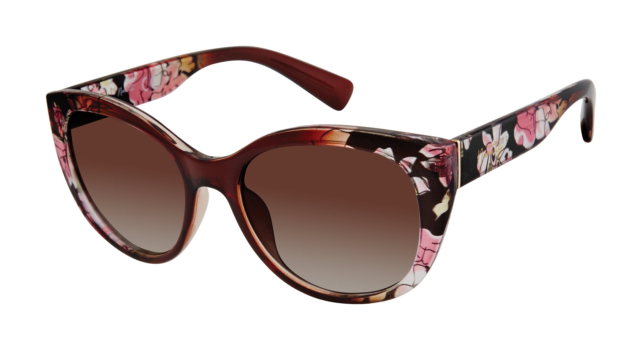 Paeonia Cat Eye Purple Floral Glasses for Women