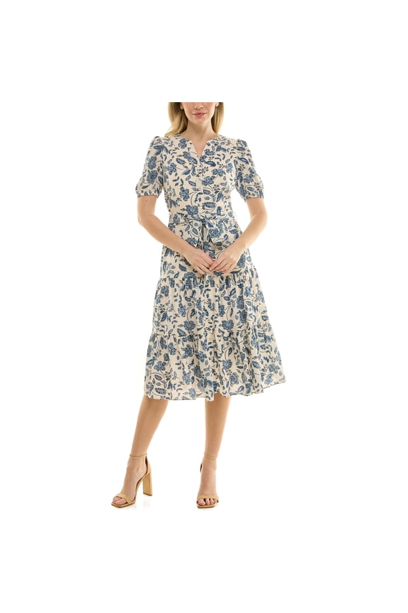 Nanette Nanette Lepore Womens Tie Waist Shirtdress