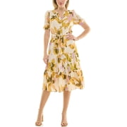 Nanette Nanette Lepore Womens Tie Waist Shirtdress