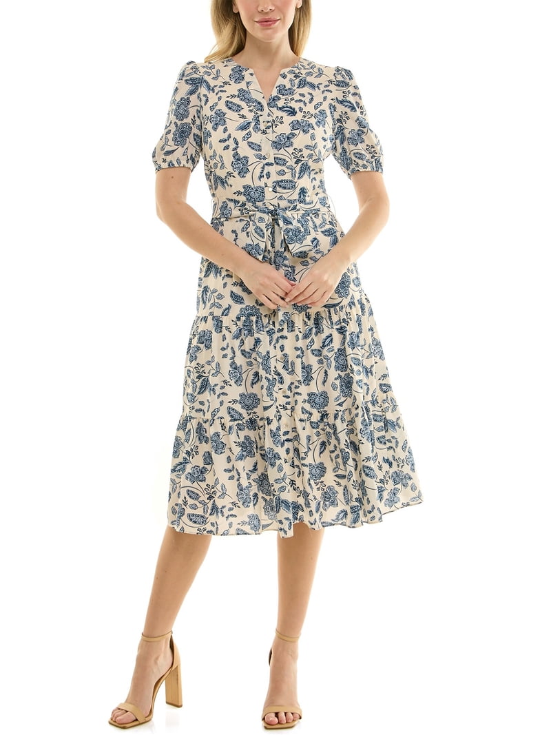 Nanette Nanette Lepore Womens Tie Waist Shirtdress - Walmart.com