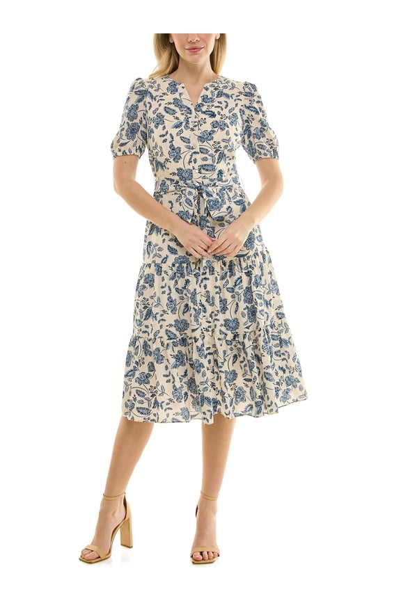 Nanette Nanette Lepore Womens Tie Waist Shirtdress