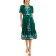thumbnail image 1 of Nanette Nanette Lepore Womens Tie Waist Shirtdress, 1 of 5