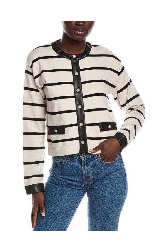 Nanette Nanette Lepore womens  Cardigan, l, White